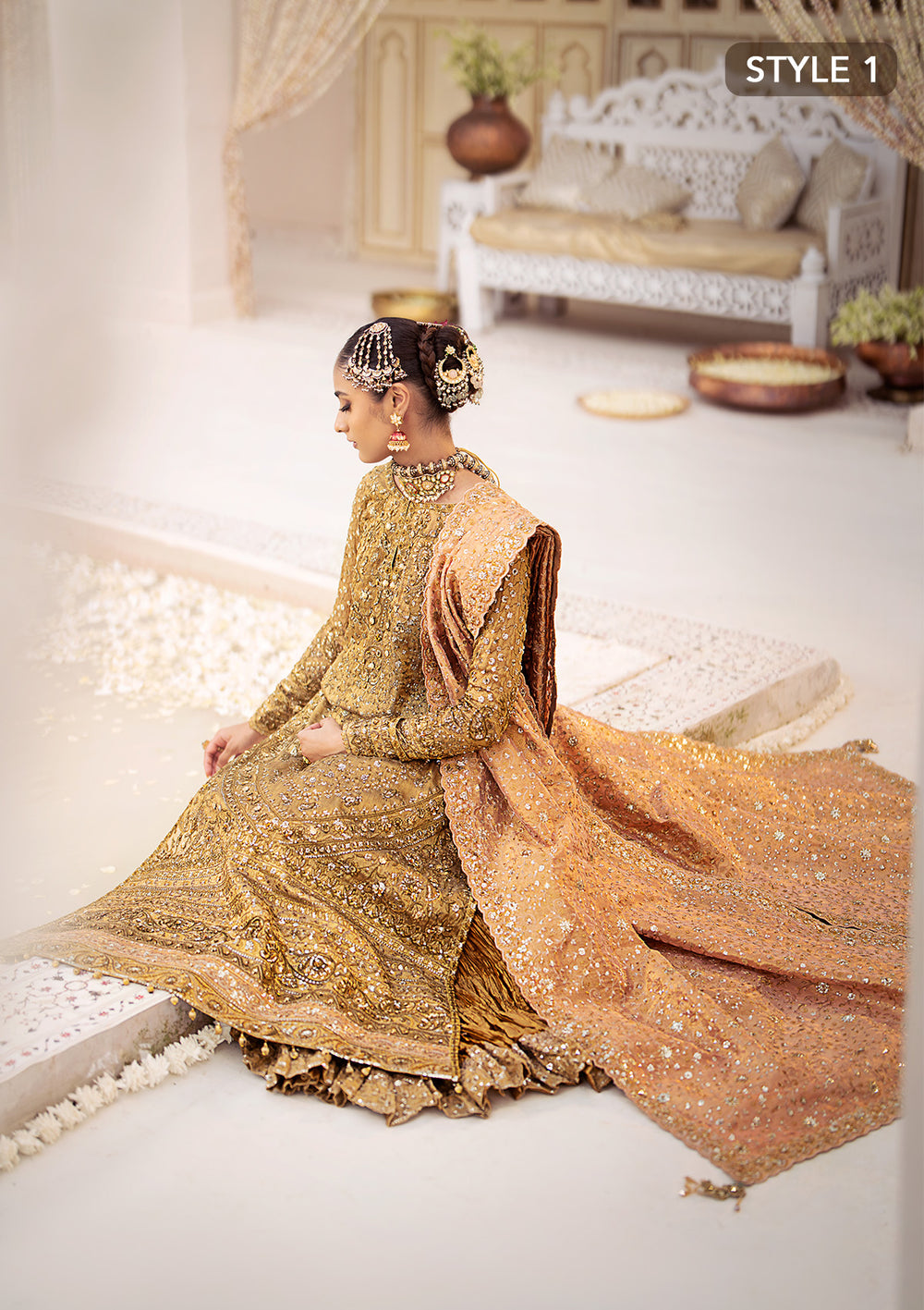 Aik Atelier | Wedding Festive 24 | LOOK 02 - Official Aik Atelier - Agha Fabrics UK