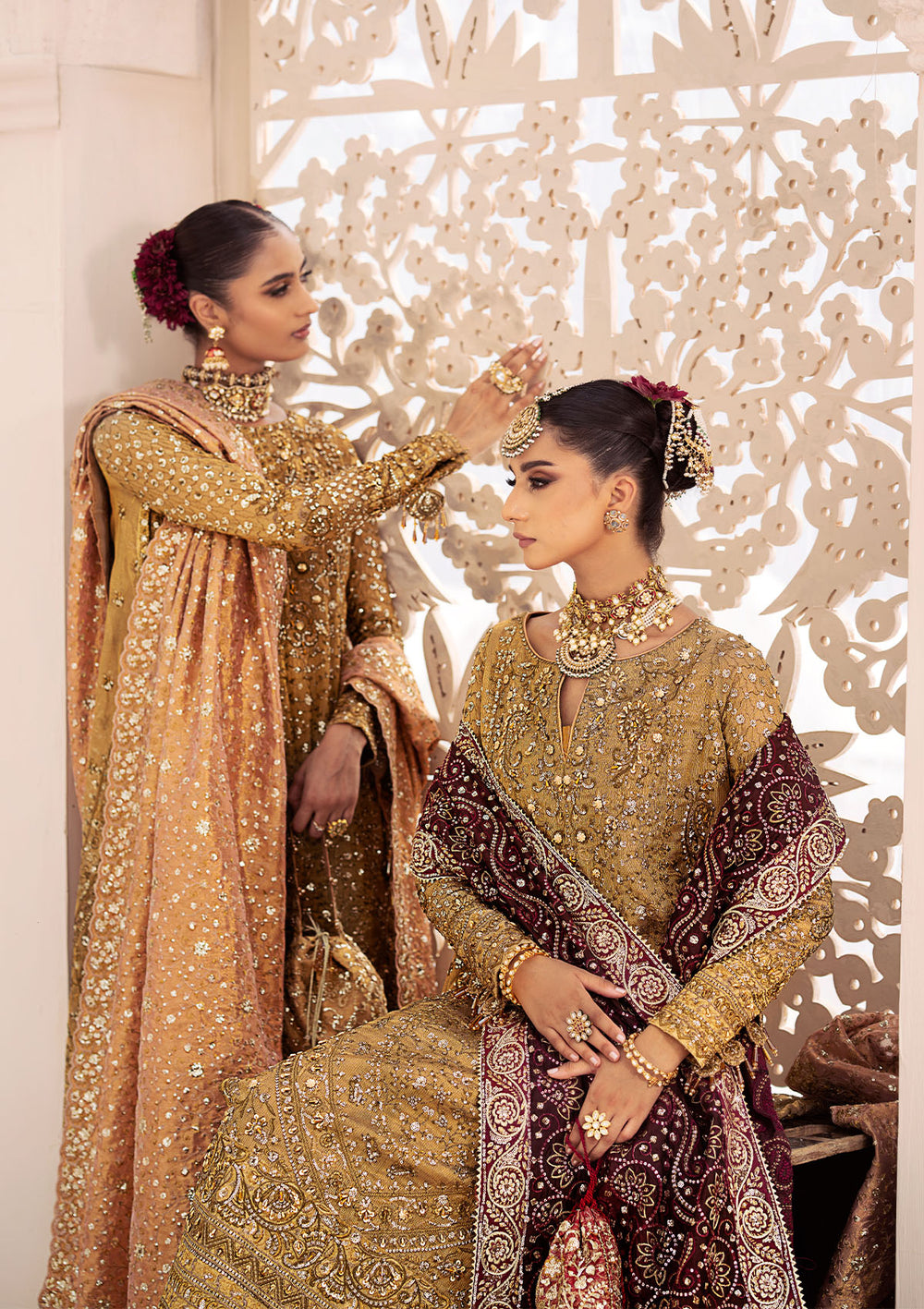 Aik Atelier | Wedding Festive 24 | LOOK 02 - Official Aik Atelier - Agha Fabrics UK