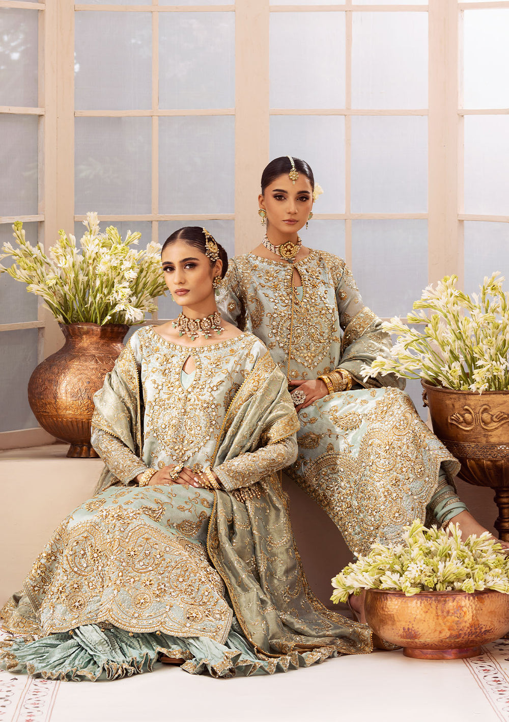 Aik Atelier | Wedding Festive 24 | LOOK 03 - Official Aik Atelier - Agha Fabrics UK