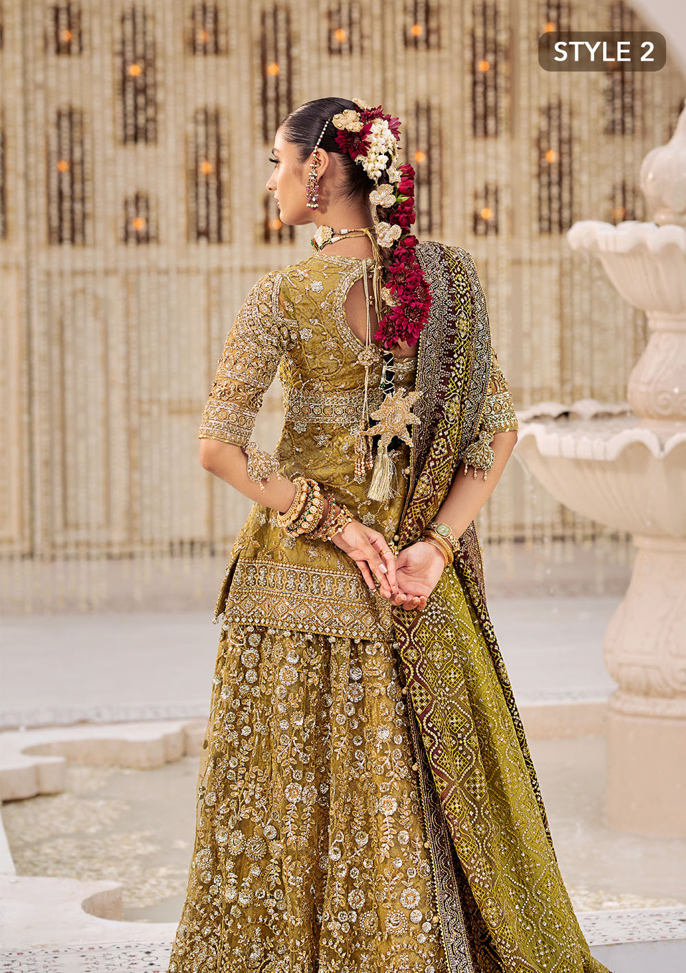 Aik Atelier | Wedding Festive 24 | LOOK 04 - Official Aik Atelier - Agha Fabrics UK