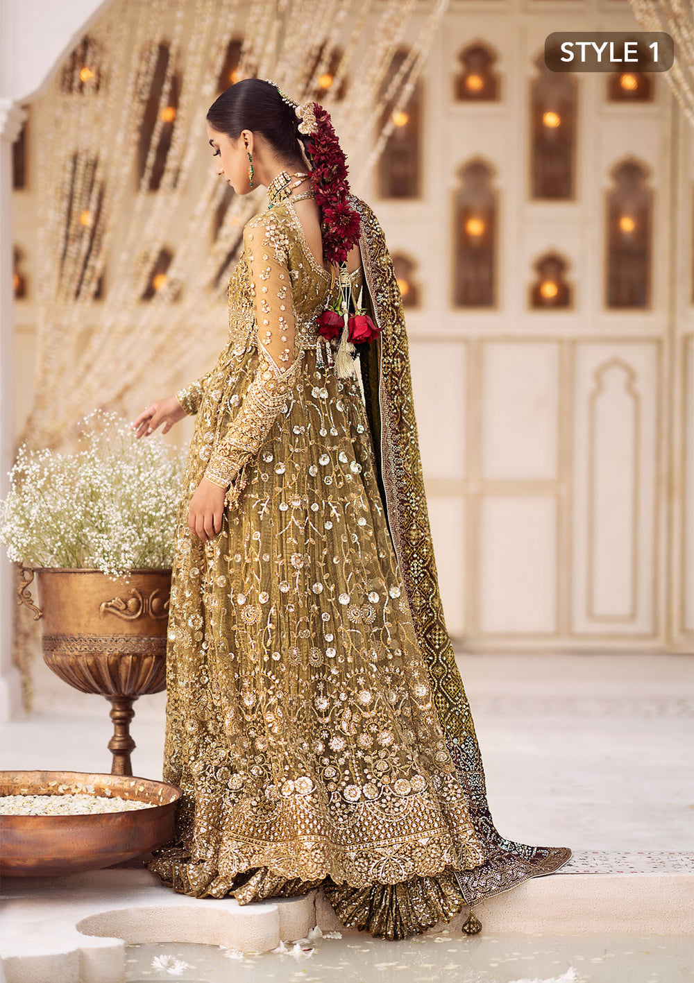 Aik Atelier | Wedding Festive 24 | LOOK 04 - Official Aik Atelier - Agha Fabrics UK