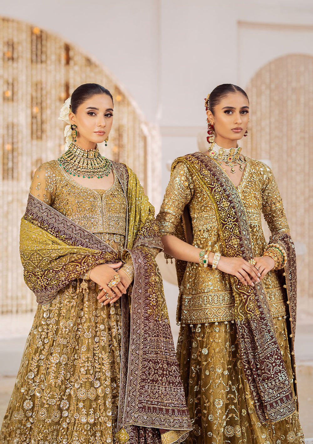 Aik Atelier | Wedding Festive 24 | LOOK 04 - Official Aik Atelier - Agha Fabrics UK