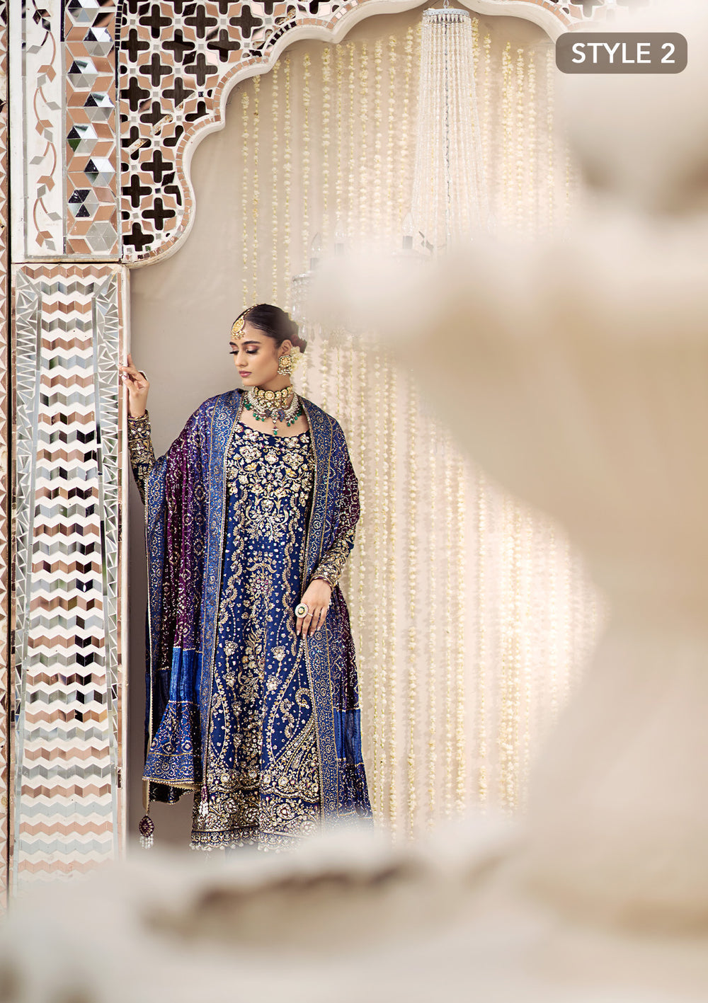 Aik Atelier | Wedding Festive 24 | LOOK 05 - Official Aik Atelier - Agha Fabrics UK