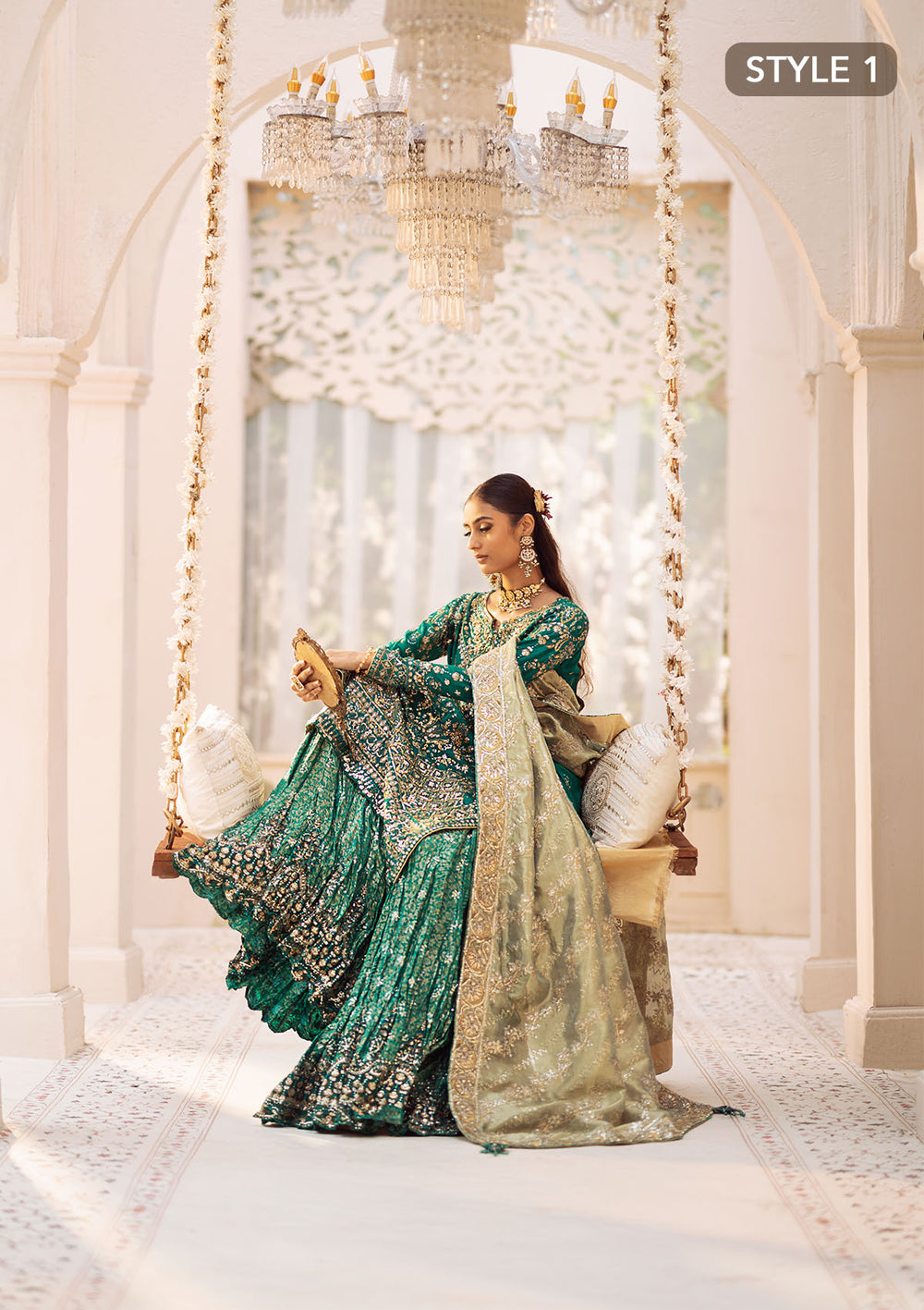 Aik Atelier | Wedding Festive 24 | LOOK 09 - Official Aik Atelier - Agha Fabrics UK