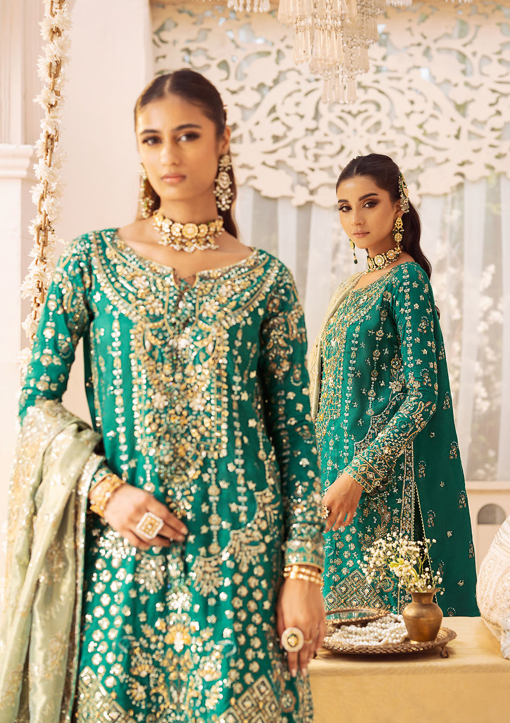 Aik Atelier | Wedding Festive 24 | LOOK 09 - Official Aik Atelier - Agha Fabrics UK