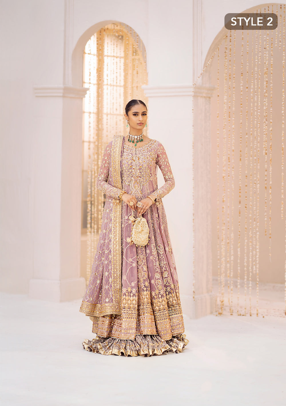 Aik Atelier | Wedding Festive 24 | LOOK 10 - Official Aik Atelier - Agha Fabrics UK