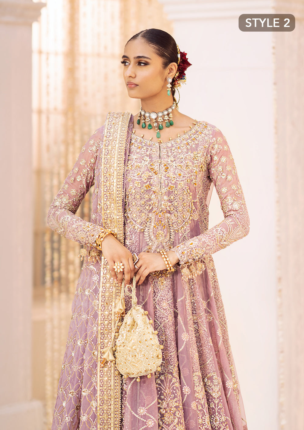 Aik Atelier | Wedding Festive 24 | LOOK 10 - Official Aik Atelier - Agha Fabrics UK