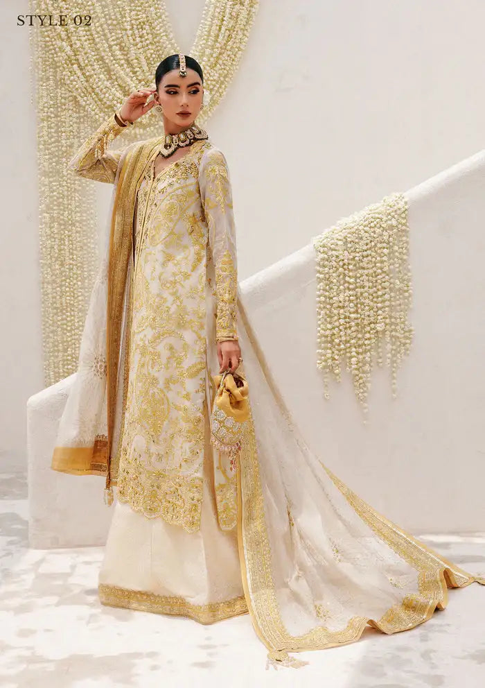 Aik Atelier | Wedding Festive 25 | WEDDING FESTIVE ÃÂ¢ÃÂÃÂ25 VOL. 2 - LOOK 03 - Official Aik Atelier - Agha Fabrics UK