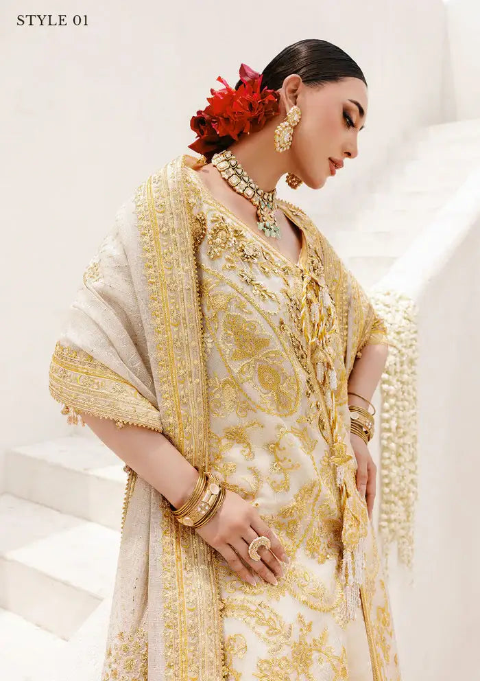 Aik Atelier | Wedding Festive 25 | WEDDING FESTIVE ÃÂ¢ÃÂÃÂ25 VOL. 2 - LOOK 03 - Official Aik Atelier - Agha Fabrics UK