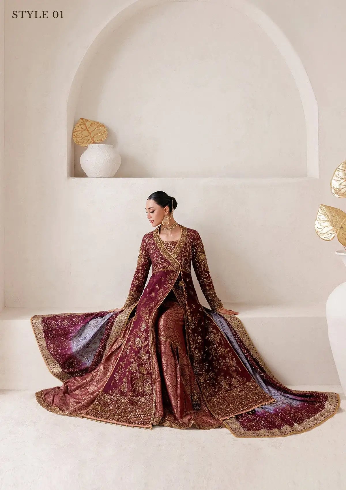 Aik Atelier | Wedding Festive 25 | WEDDING FESTIVE ÃÂ¢ÃÂÃÂ25 VOL. 2 - LOOK 04 - Official Aik Atelier - Agha Fabrics UK