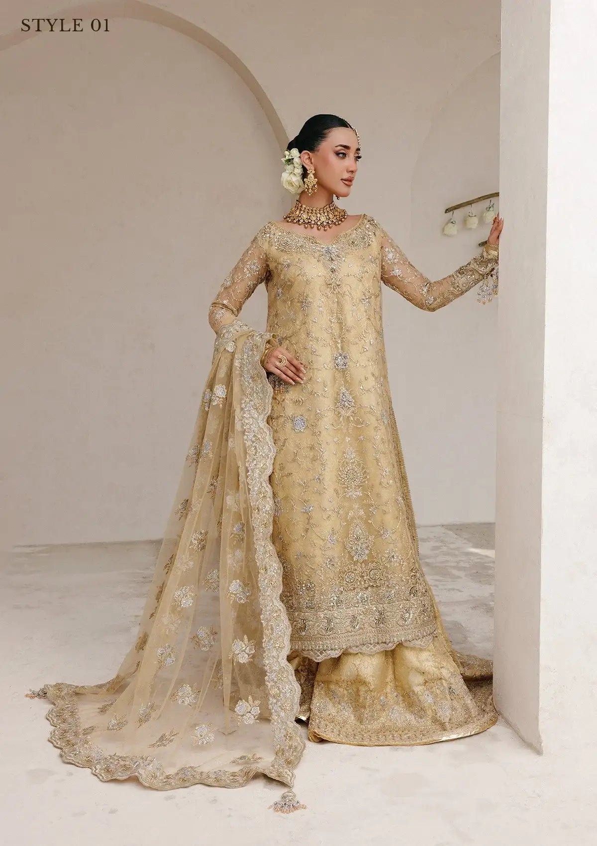 Aik Atelier | Wedding Festive 25 | WEDDING FESTIVE ÃÂ¢ÃÂÃÂ25 VOL. 2 - LOOK 06 - Official Aik Atelier - Agha Fabrics UK