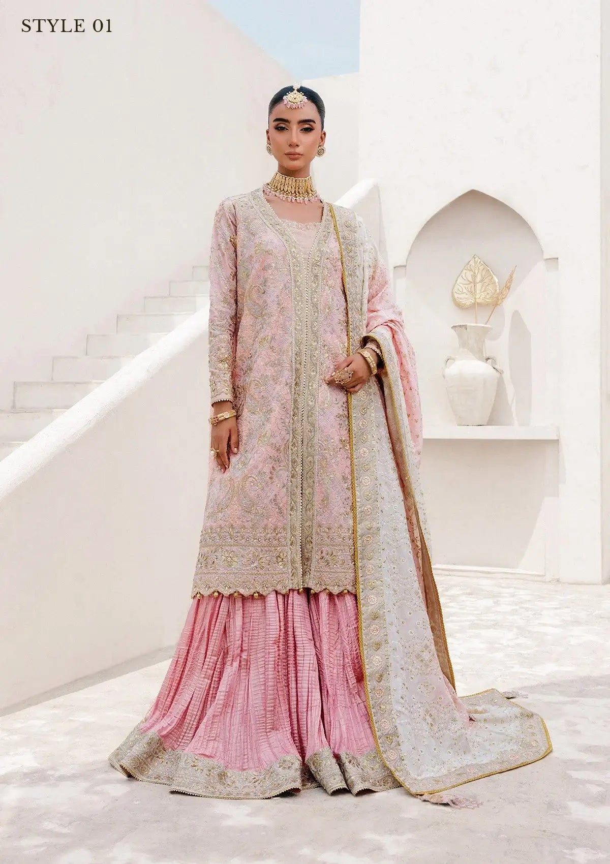 Aik Atelier | Wedding Festive 25 | WEDDING FESTIVE ÃÂ¢ÃÂÃÂ25 VOL. 2 - LOOK 07 - Official Aik Atelier - Agha Fabrics UK