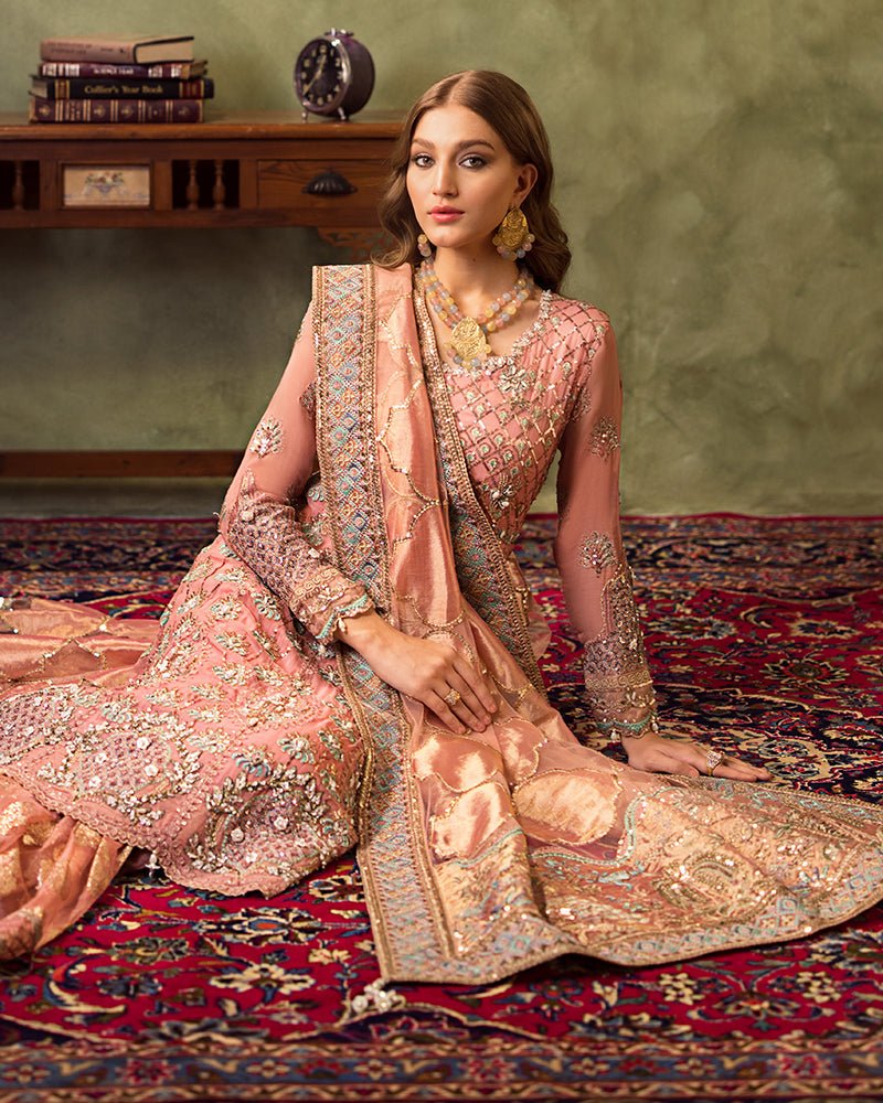 Ain | Aroosh Luxury Formals 24 | AR-96 ARZU (Pink) - Official Ain - Agha Fabrics UK