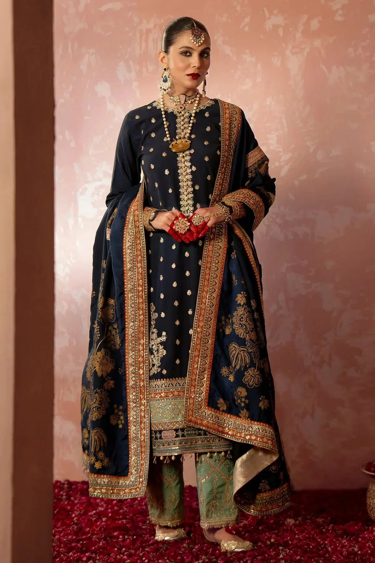 AJR Couture | Mushk The Silk Edit | Khushboo - Official AJR Couture - Agha Fabrics UK