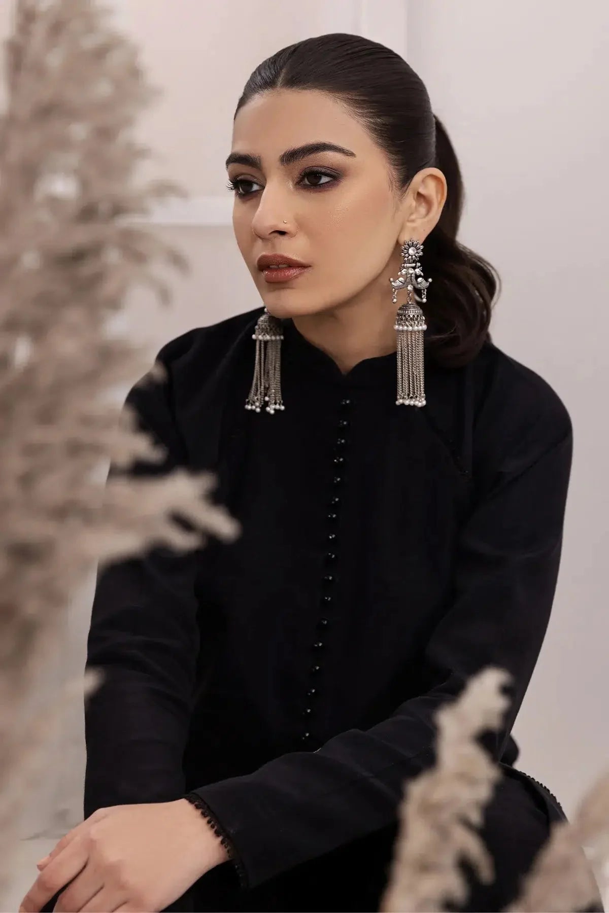 Alizeh | Formals Collection | Black Dress 3 piece - RTW1004