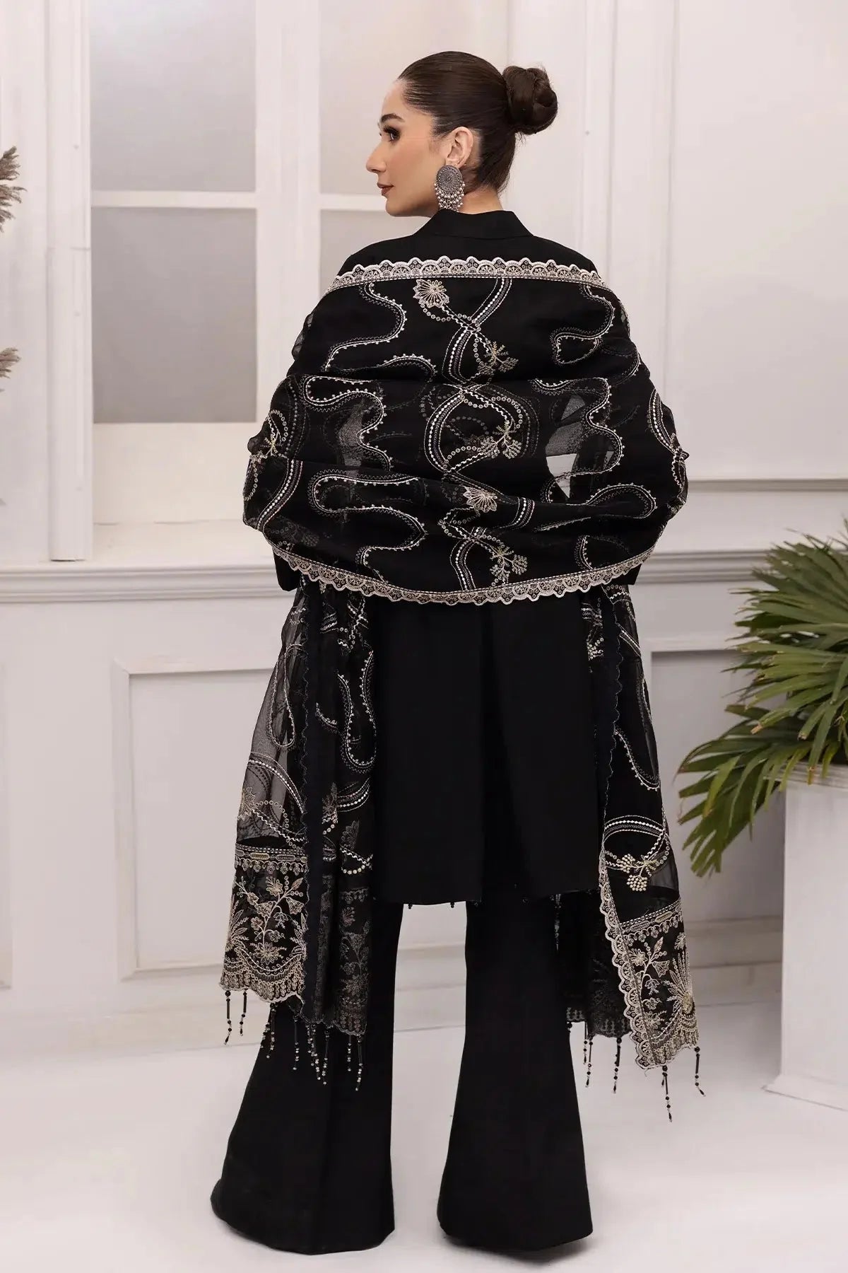 Alizeh | Formals Collection | Black Dress 3 piece - RTW1008