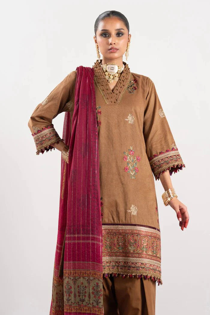 Alkaram | Festive Collection | FC-W-14D-23-3-Brown