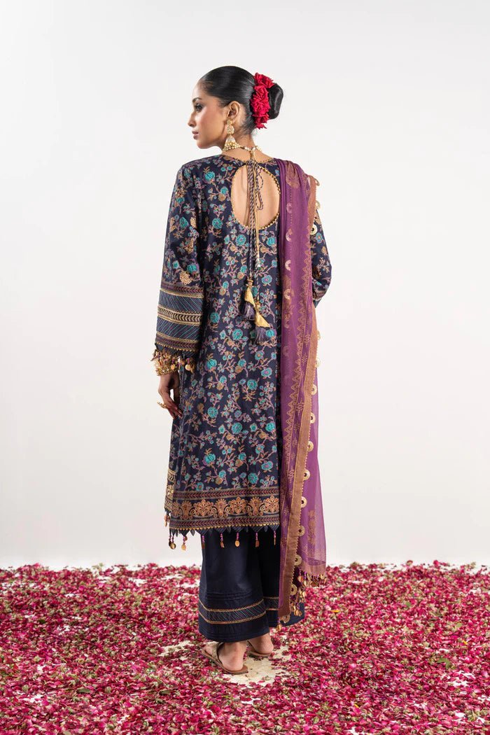 Alkaram | Festive Collection | FC-W-17F-23-3-Navy Blue