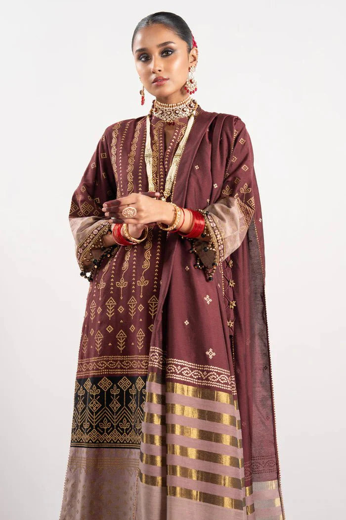 Alkaram | Festive Collection | FC-W-24I-23-3-Maroon Red