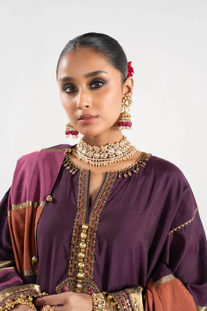 Alkaram | Festive Collection | FC-W-25I-23-3-Plum