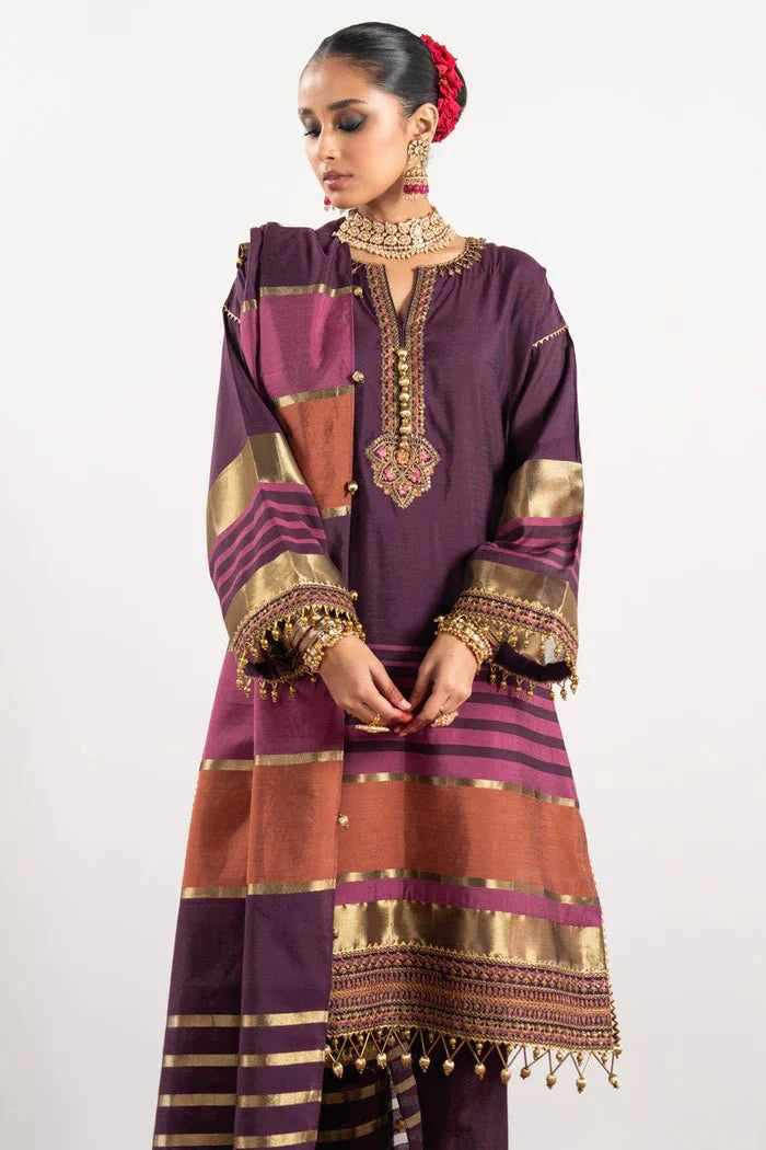 Alkaram | Festive Collection | FC-W-25I-23-3-Plum
