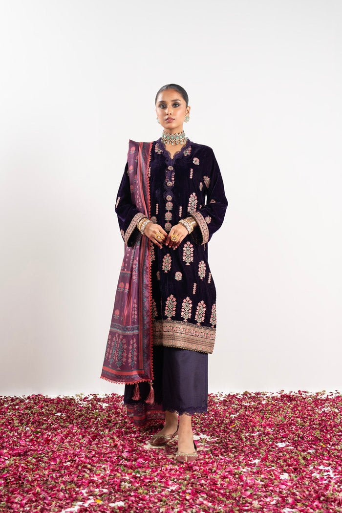 Alkaram | Festive Collection | FC-W-7B-23-3-Purple