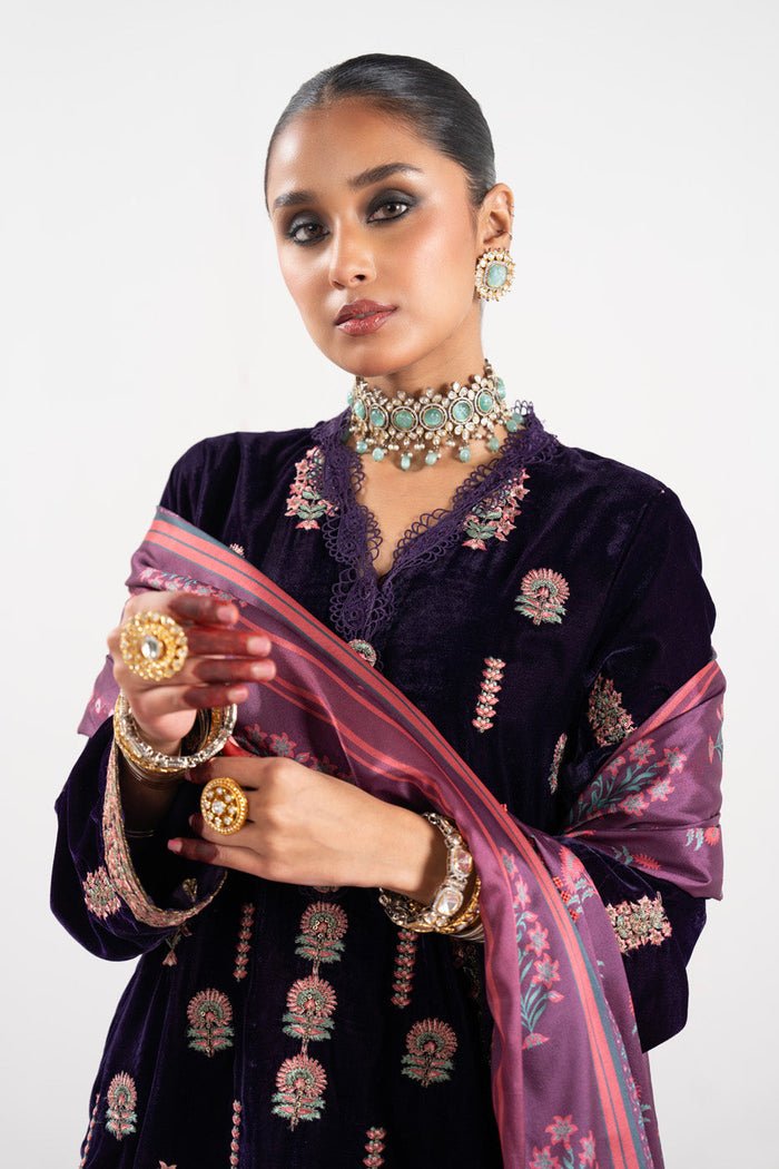 Alkaram | Festive Collection | FC-W-7B-23-3-Purple