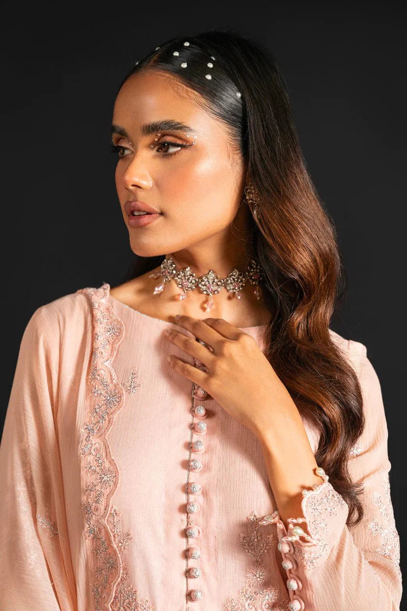 Alkaram | Heavy Formals 24 | HF-08-24-Peach - Official Alkaram - Agha Fabrics UK