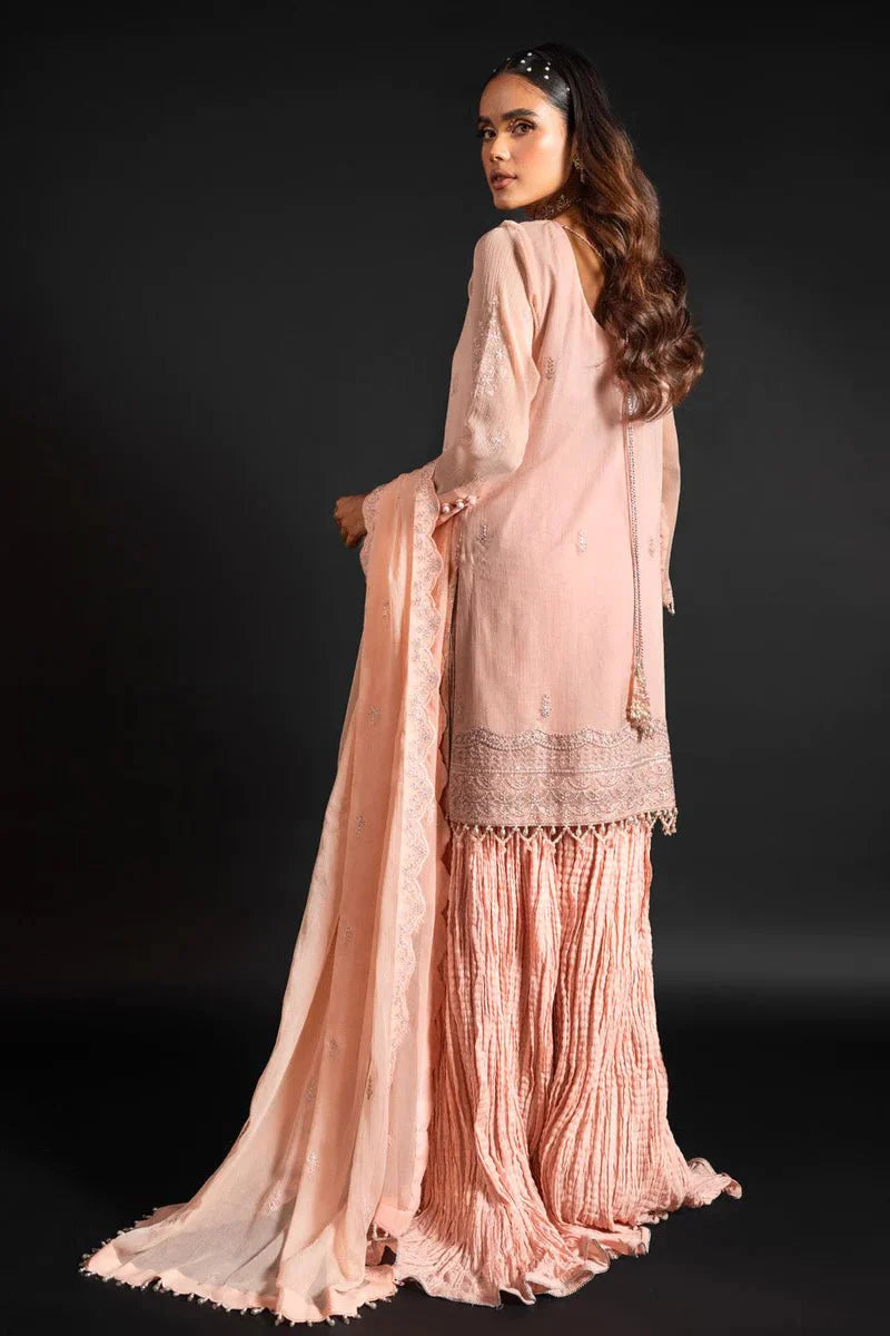 Alkaram | Heavy Formals 24 | HF-08-24-Peach - Official Alkaram - Agha Fabrics UK