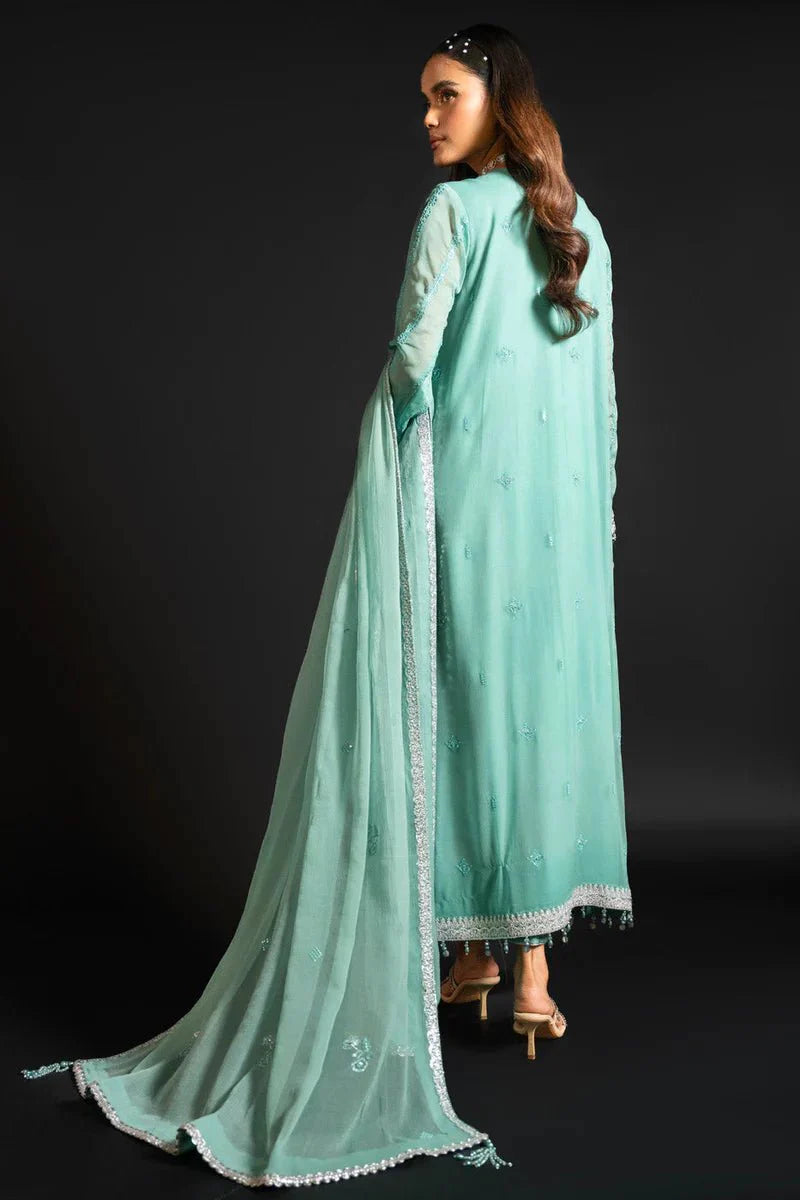 Alkaram | Heavy Formals 24 | HF-09-24-Green - Official Alkaram - Agha Fabrics UK