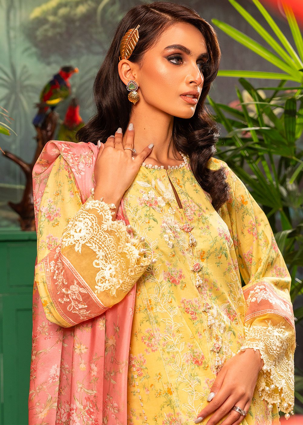 Alkaram | Luxury Lawn 24 | EC-02-24 - Official Alkaram - Agha Fabrics UK