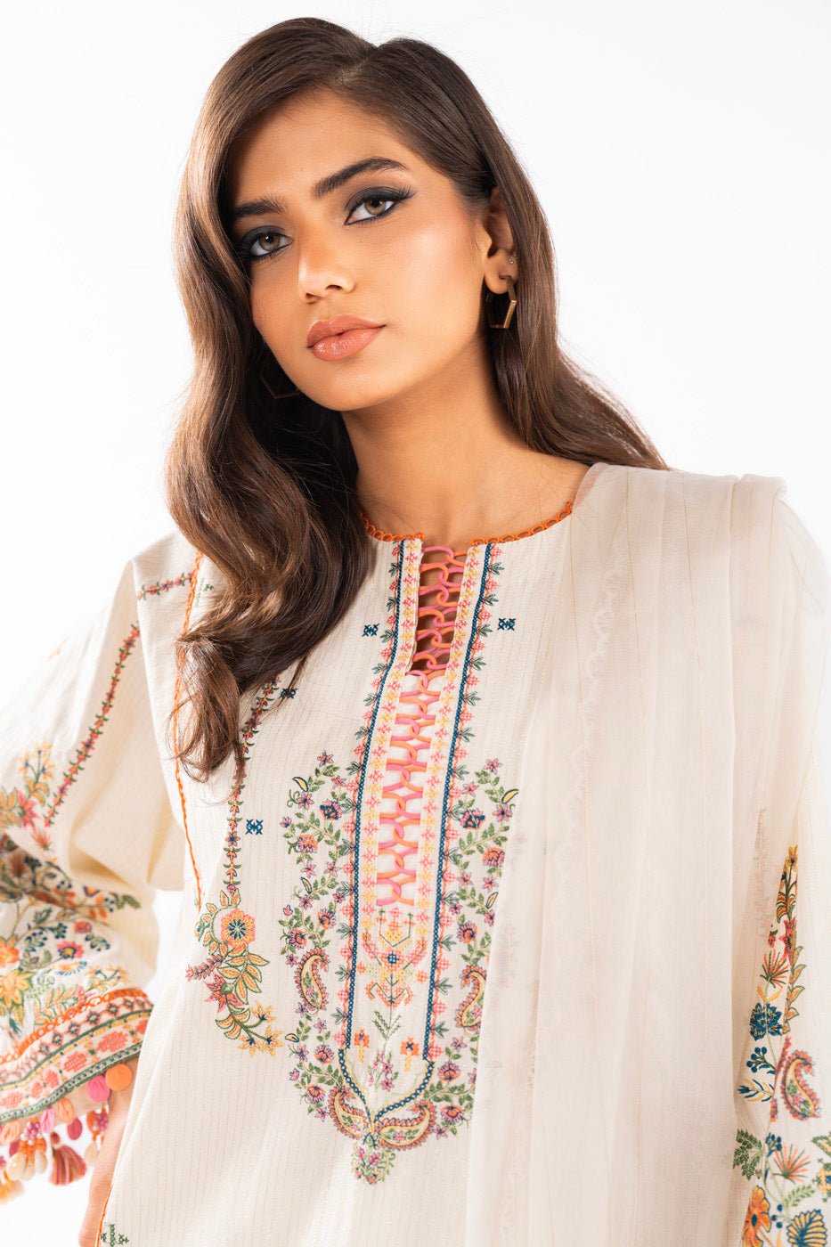 Alkaram | Luxury Lawn 24 | EC-03-24 - Official Alkaram - Agha Fabrics UK
