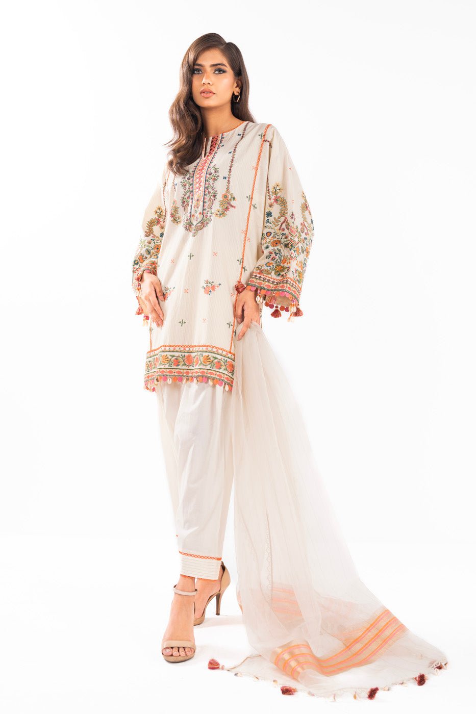 Alkaram | Luxury Lawn 24 | EC-03-24 - Official Alkaram - Agha Fabrics UK