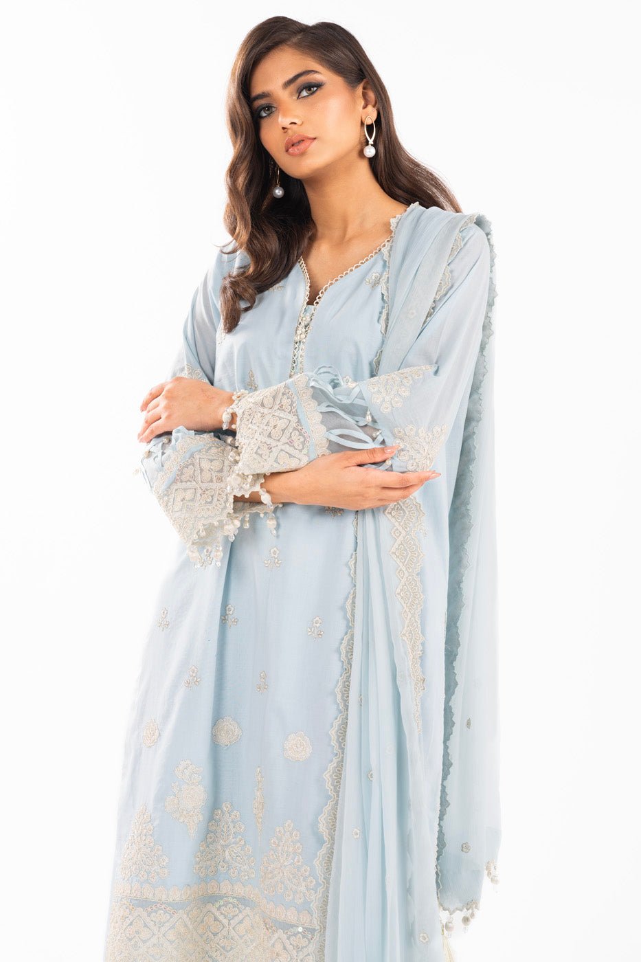 Alkaram | Luxury Lawn 24 | EC-08-24 - Official Alkaram - Agha Fabrics UK