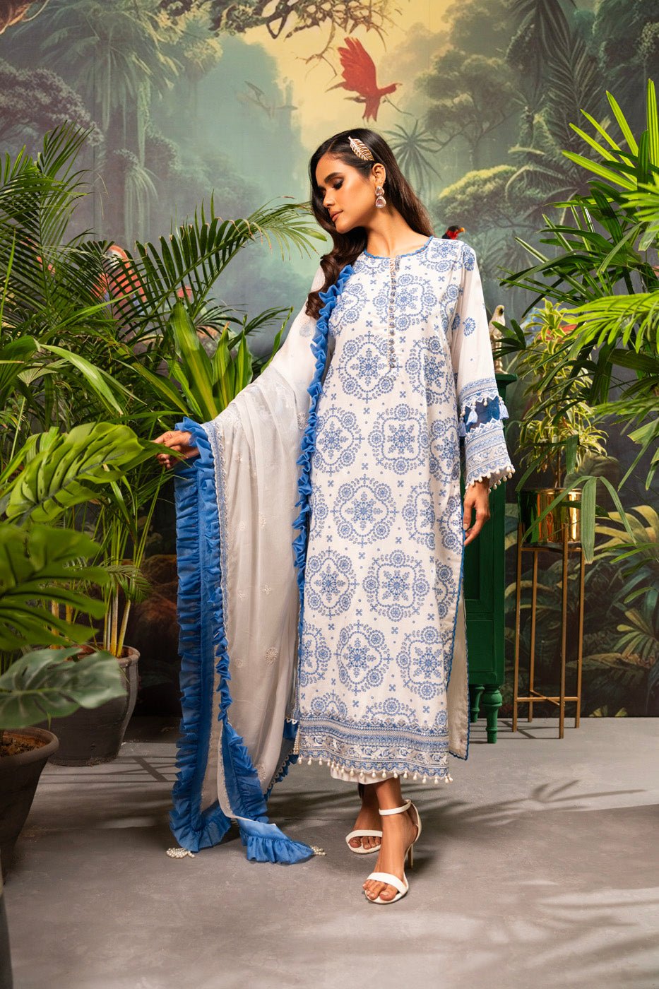 Alkaram | Luxury Lawn 24 | EC-11-24 - Official Alkaram - Agha Fabrics UK