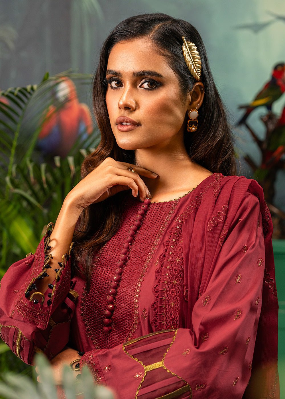 Alkaram | Luxury Lawn 24 | EC-12-24 - Official Alkaram - Agha Fabrics UK