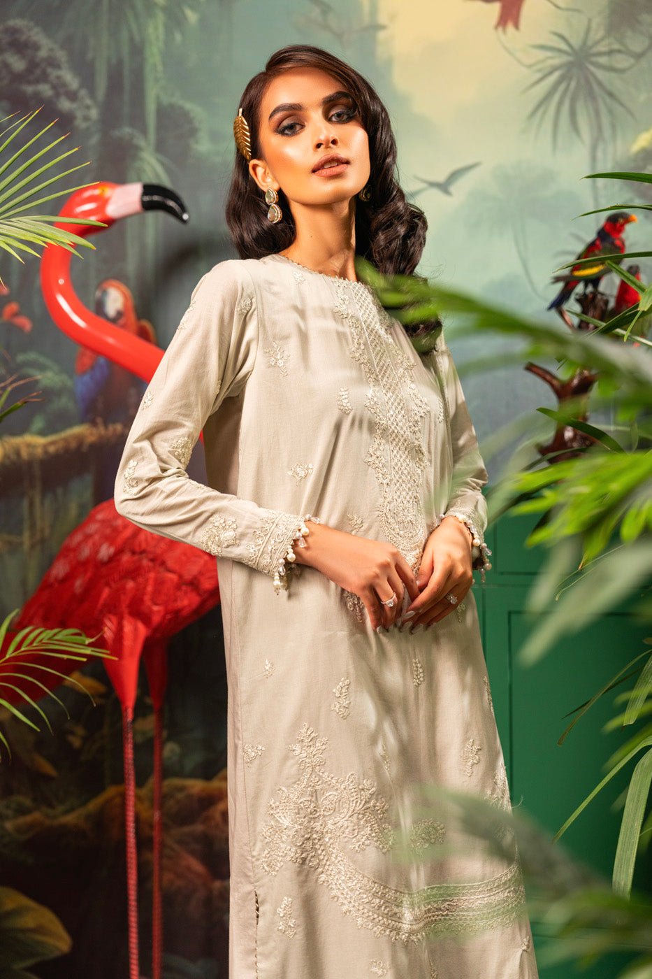 Alkaram | Luxury Lawn 24 | EC-15-24 - Official Alkaram - Agha Fabrics UK