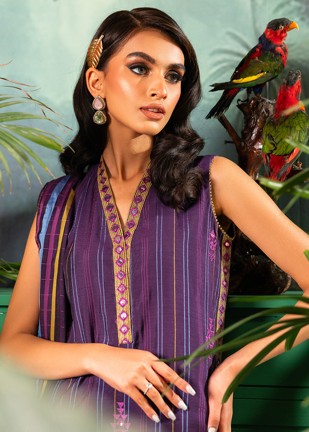 Alkaram | Luxury Lawn 24 | EC-18-24 - Official Alkaram - Agha Fabrics UK