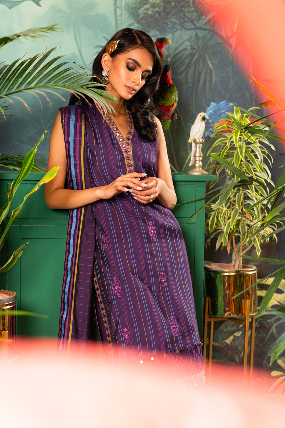 Alkaram | Luxury Lawn 24 | EC-18-24 - Official Alkaram - Agha Fabrics UK