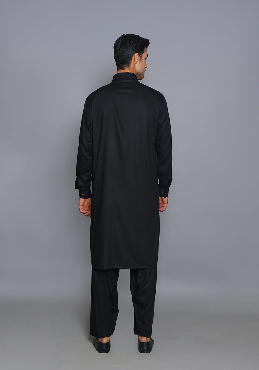 Pakistani Menswear | Amir Adnan - ClassicAyuthia Tape Shoe Classic Fit Plain Suit