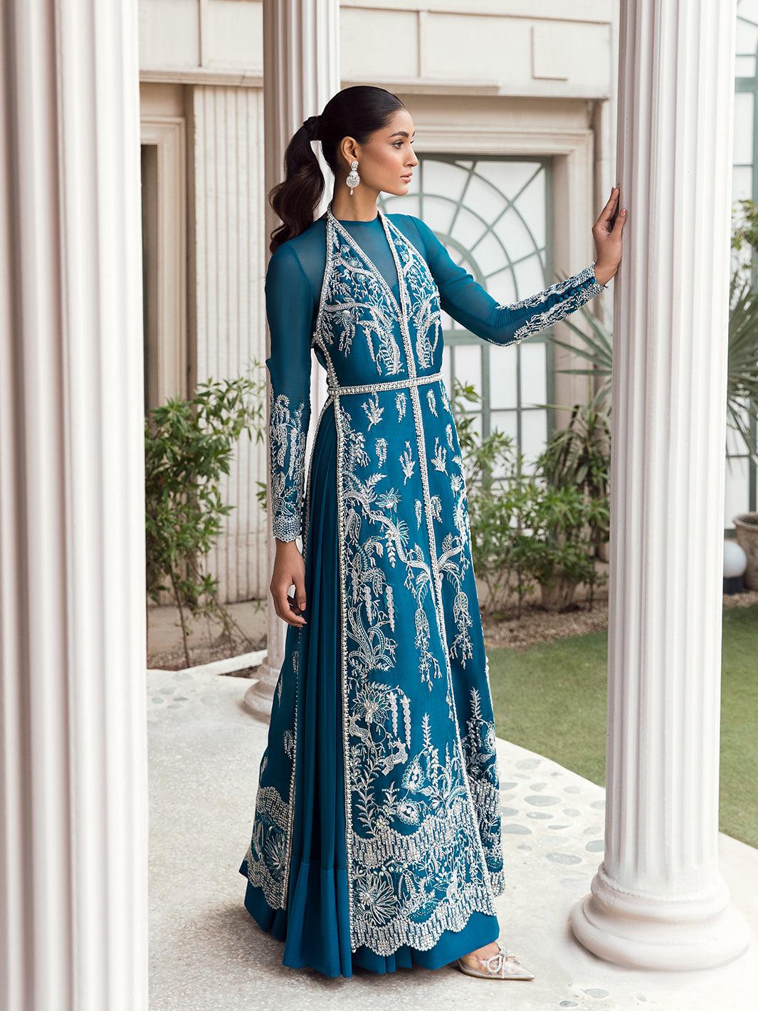 Amroz Atelier | Eunoia Wedding Formals | AA-LUX-04 - Official Amroz Atelier - Agha Fabrics UK