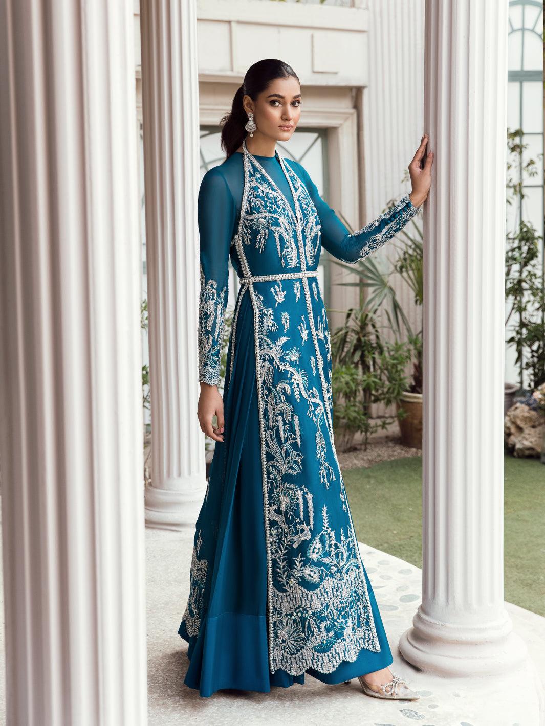 Amroz Atelier | Eunoia Wedding Formals | AA-LUX-04 - Official Amroz Atelier - Agha Fabrics UK