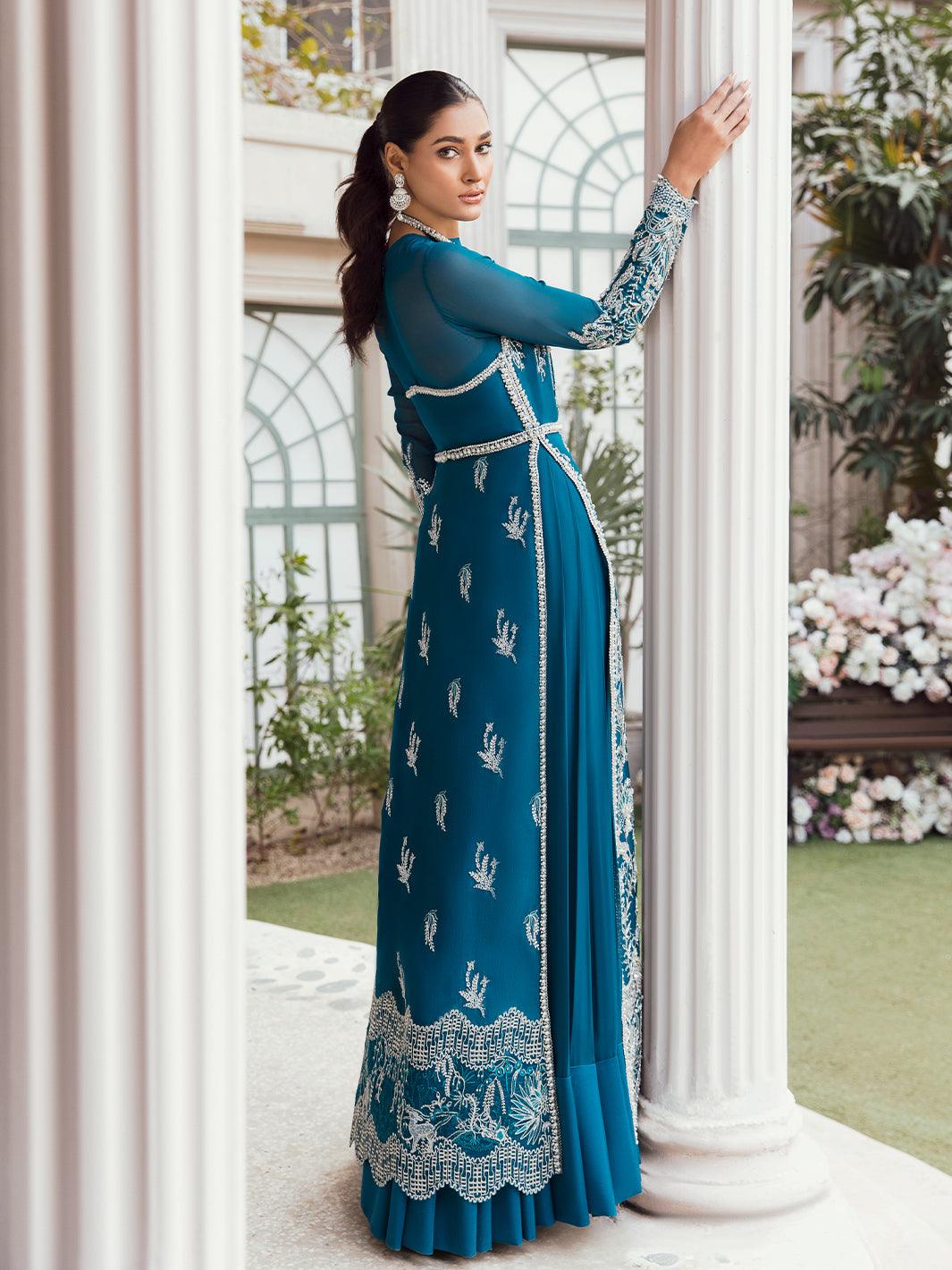 Amroz Atelier | Eunoia Wedding Formals | AA-LUX-04 - Official Amroz Atelier - Agha Fabrics UK