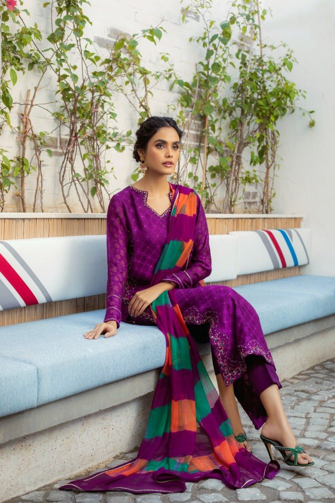 Anam Akhlaq | Festive Collection | D-14 - Official Anam Akhlaq - Agha Fabrics UK