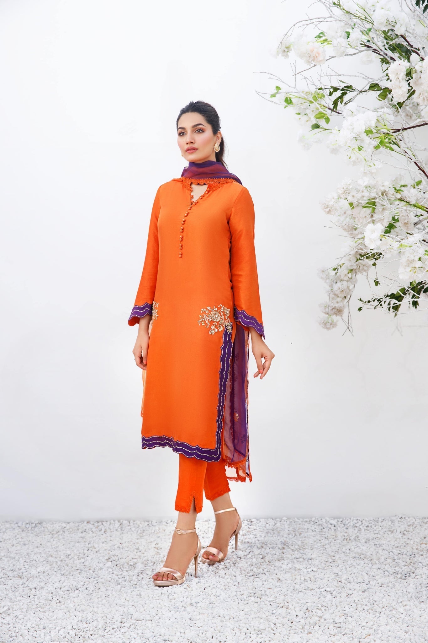 Anam Akhlaq | Festive Collection | D-19 - Official Anam Akhlaq - Agha Fabrics UK