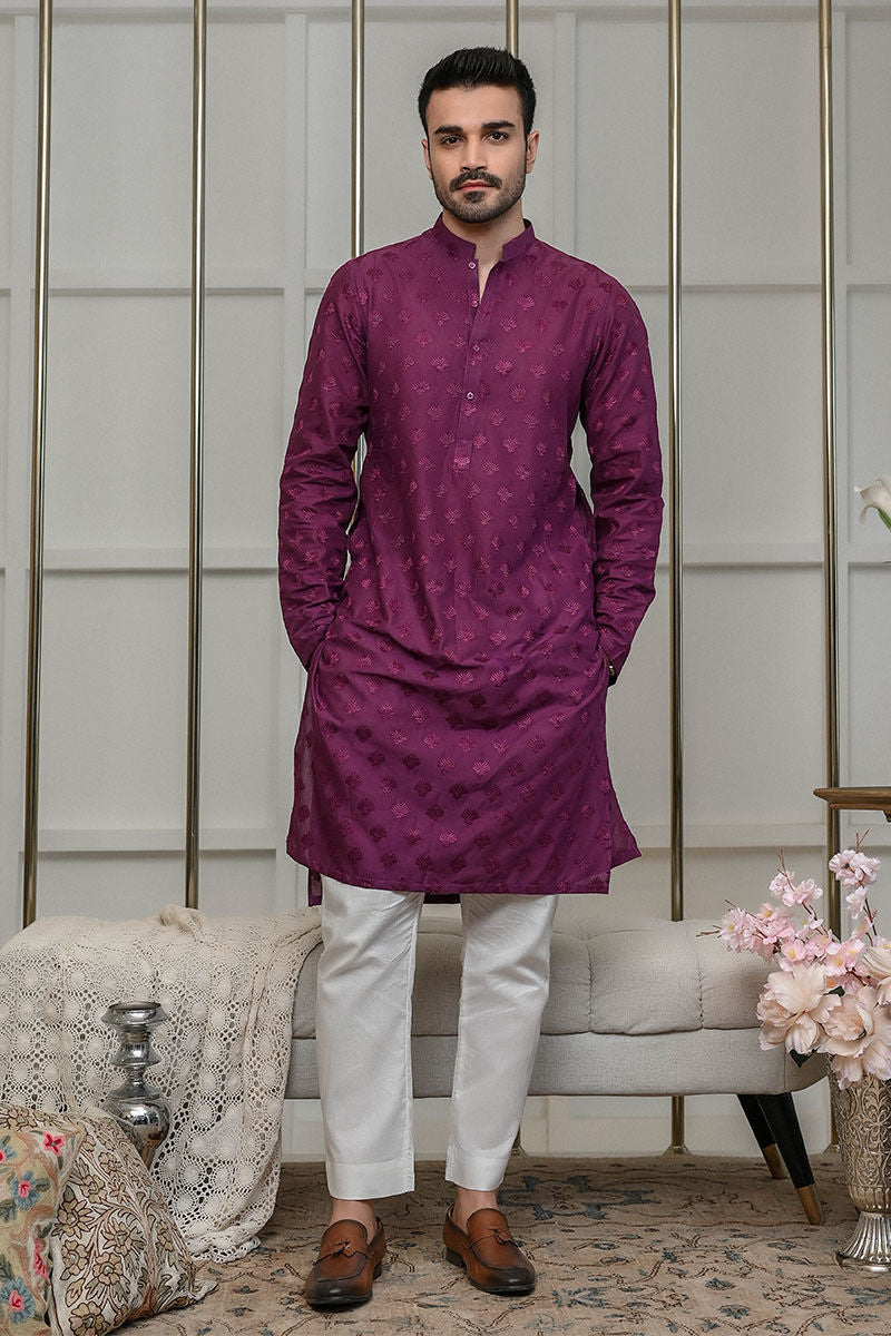 Pakistani Menswear | Ansab Jahangir | PURPLE PASSION
