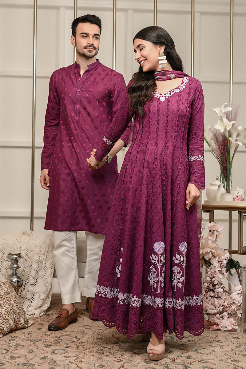 Pakistani Menswear | Ansab Jahangir | PURPLE PASSION