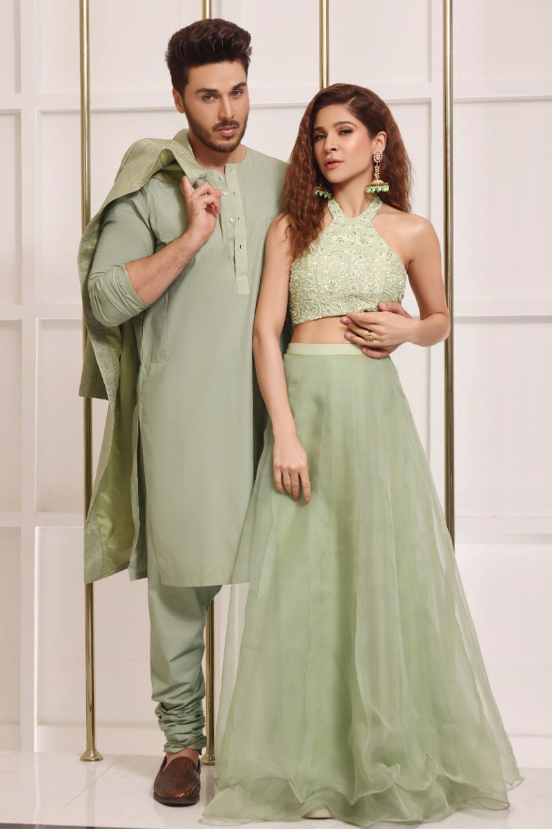 Pakistani Menswear | Ansab Jahangir | MINT AURA
