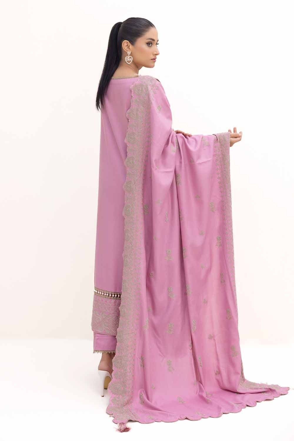 Gul Ahmed | Winter Collection 24 | Acrylic Dupatta AP-42008 - Official Gul Ahmed - Agha Fabrics UK