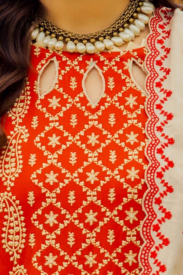 Gul Ahmed | Winter Collection 24 | Acrylic Dupatta AP-42011 - Official Gul Ahmed - Agha Fabrics UK